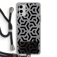 Crazy pattern: OnePlus 9 Transparant Hoesje met koord