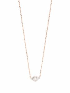 Djula collier en or rose 18ct orné de diamants