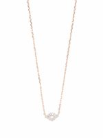 Djula collier en or rose 18ct orné de diamants