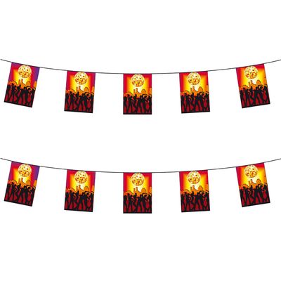 2x stuks Seventies/eighties disco thema slinger 3 meter