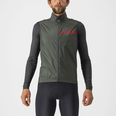 Castelli Squadra stretch mouwloos vest groen heren M