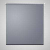 VidaXL Rolgordijn verduisterend 160 x 230 cm grijs