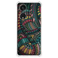 OPPO A98 Doorzichtige Silicone Hoesje Aztec