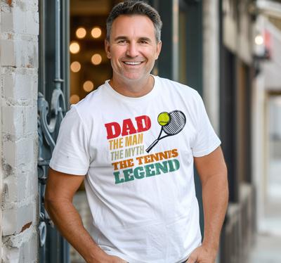 Papa de tennislegende T-shirt