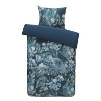 2e Halve Prijs Leen Bakker - Royal Dekbedovertrek Amari Botanisch - 140x200/220 Cm - Katoen - Blauw