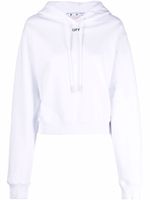 Off-White hoodie crop Off-Stamp - Blanc - thumbnail