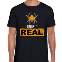 Creep it real halloween verkleed t-shirt zwart voor heren