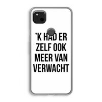 Meer verwacht: Google Pixel 4a Transparant Hoesje