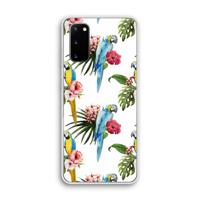 Kleurrijke papegaaien: Samsung Galaxy S20 Transparant Hoesje