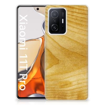 Xiaomi 11T | 11T Pro | Bumper Hoesje | Licht Hout