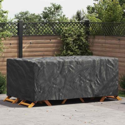 Hoes voor tuinmeubelen Zwart 240 x 110 x 70 cm 600D