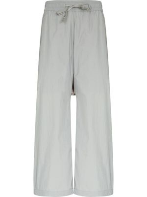 BYBORRE pantalon de jogging sarouel à coupe courte - Gris