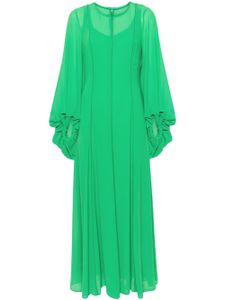 Baruni robe Datura à coupe longue - Vert