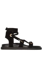 Gianvito Rossi sandales Ibiza en daim - Noir