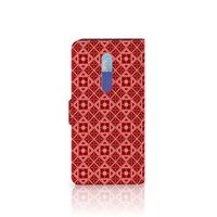 Xiaomi Redmi K20 Pro Telefoon Hoesje Batik Rood - thumbnail