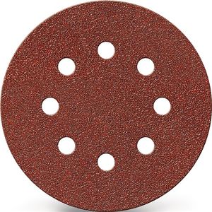 Promat Schuurpad met klitbevestiging | GLS 5 125 mm korreling 240 | voor hout / metaal korund | Gatenaantal 8 - 4000841757 - 4000841757