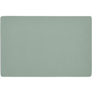 Zeller placemats lederlook - 1x - 45 x 30 cm - mintgroen - Slijtvast - Imitatieleer