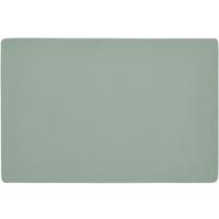 Zeller placemats lederlook - 1x - 45 x 30 cm - mintgroen - Slijtvast - Imitatieleer