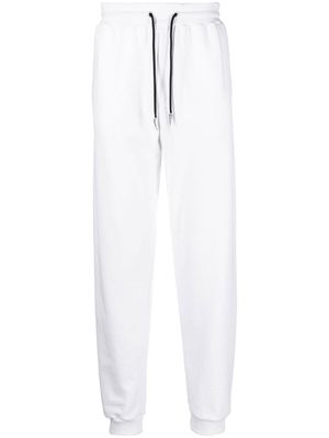 Roberto Cavalli pantalon de jogging à logo imprimé - Blanc