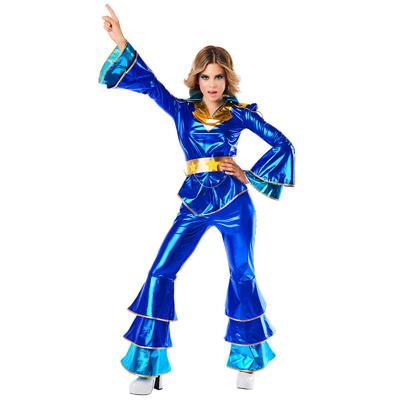 Dancing Queen Kostuum Dames Blauw