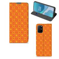 OnePlus 8T | Hoesje met Magneet | Batik Oranje