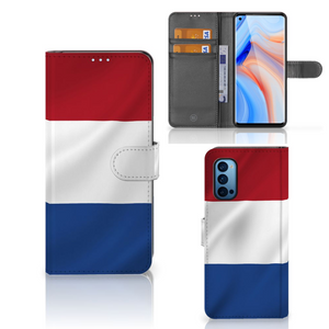 OPPO Reno 4 Pro 5G Bookstyle Case Nederlandse Vlag