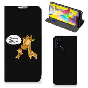 Samsung Galaxy M31 Magnet Case Giraffe