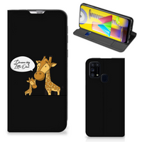 Samsung Galaxy M31 Magnet Case Giraffe - thumbnail