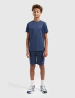 Ballin Amsterdam Circle Logo Zomerset Kids Donkerblauw - Maat 140 - Kleur: Donkerblauw | Soccerfanshop