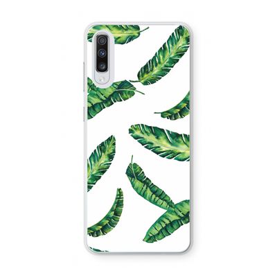 Lange bladeren: Samsung Galaxy A70 Transparant Hoesje