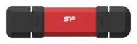Silicon Power DS72 USB flash drive 250 GB USB Type-A / USB Type-C 3.2 Gen 2 (3.1 Gen 2) Rood