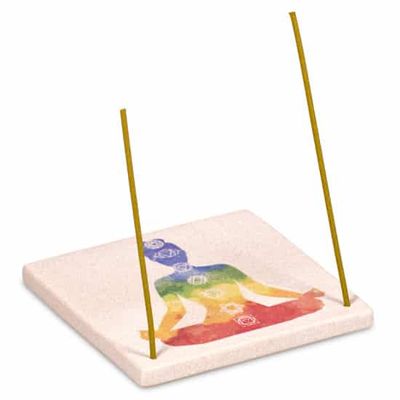Wierookschaaltje Zandsteen 7 Chakra&apos;s