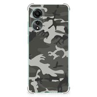 OPPO A78 4G Doorzichtige Silicone Hoesje Army Light