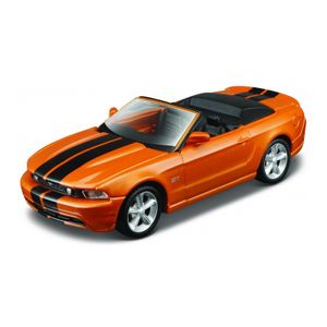 Modelauto Ford Mustang GT Convertible 2010 oranje schaal 1:32/14 x 6 x 4 cm