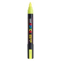 Uni Posca verfmarker pc5m neon geel - conische punt 2,5 mm