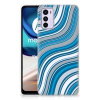 Motorola Moto G42 TPU bumper Waves Blue - thumbnail