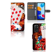 Xiaomi Redmi Note 11/11S Wallet Case met Pasjes Casino - thumbnail