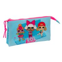 Pennenetui met 2 vakken LOL Surprise! Divas Blauw 22 x 12 x 3 cm