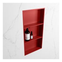 Wandnis Solid Surface Easy | In- en opbouw | 30x60x8 cm | 3 vakken | Fire