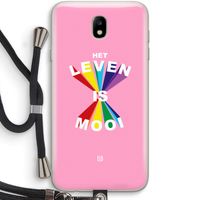Het Leven Is Mooi: Samsung Galaxy J7 (2017) Transparant Hoesje met koord