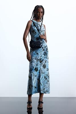 Lange oosterse jurk - BLUE - XL