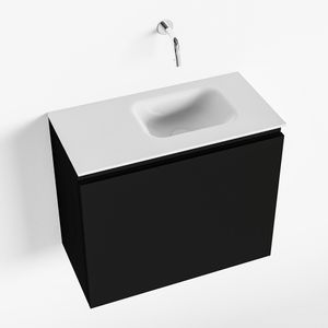 MONDIAZ OLAN 60cm toiletmeubel urban. LEX wastafel talc rechts geen kraangat
