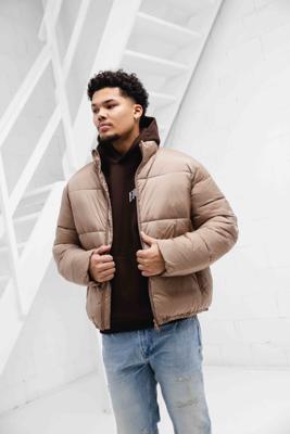 EA7 Emporio Armani 6DUB02 Bomberjacket Heren Bruin - Maat M - Kleur: Bruin | Soccerfanshop