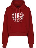 Dolce & Gabbana hoodie à logo imprimé - Rouge - thumbnail