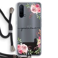 Rozen: OnePlus Nord CE 5G Transparant Hoesje met koord