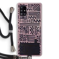 Marrakech print: Samsung Galaxy A51 5G Transparant Hoesje met koord