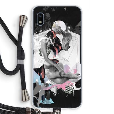 Camouflage de sommeil: Samsung Galaxy A10 Transparant Hoesje met koord