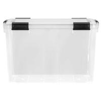 Leen Bakker - Opbergbox 70 Liter - 38x39x59 Cm - Kunststof/Polypropyleen - Transparant