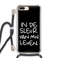 De Sleur: iPhone 8 Plus Transparant Hoesje met koord