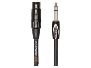 Roland RCC-15-TRXF audio kabel 4,5 m 6.35mm TRS XLR Zwart